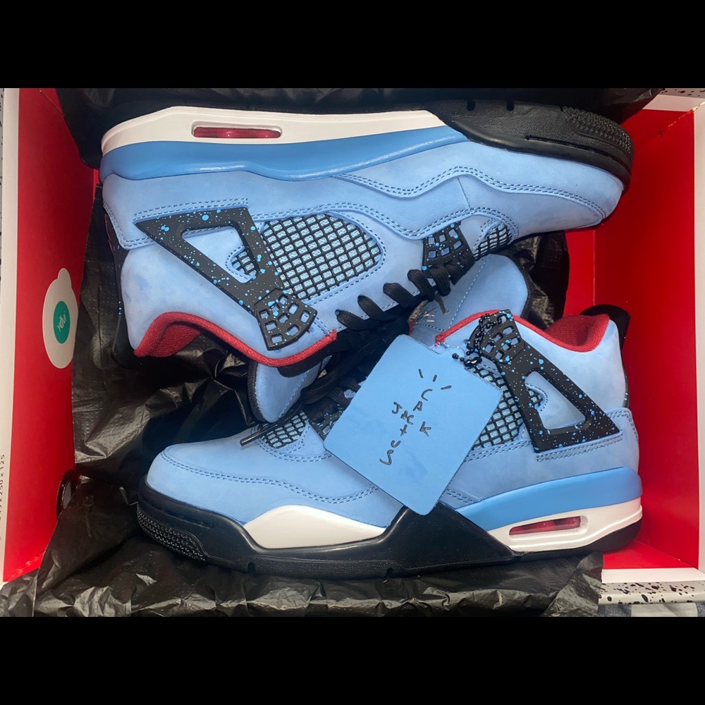 TRAVIS SCOTT JORDAN RETRO 4’s Cactus Jack